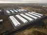 Gróðurhús á Fitjum klædd myrkvunargluggatjöldum