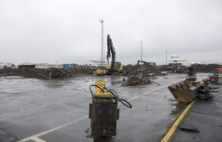 Gamla flugstöðin er horfin!