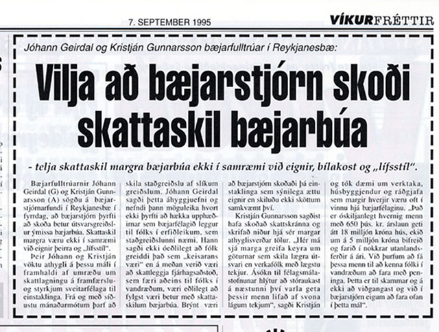 Skattaskil  margra eru ekki í samræmi við eignir þeirra og lífsstíl