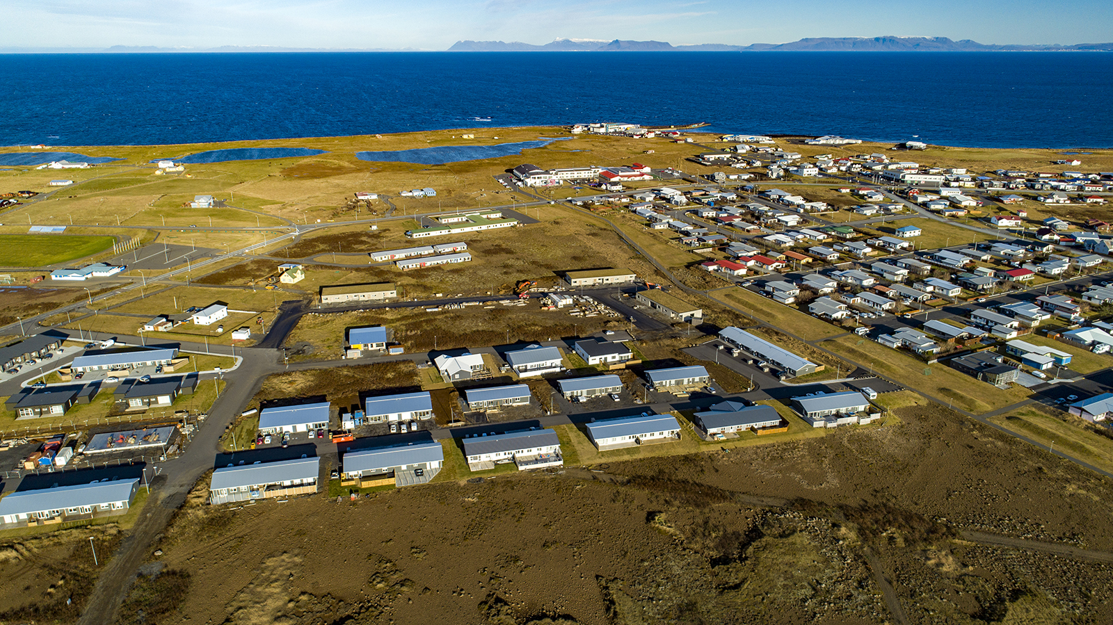 Skaut úr haglabyssu í Garði