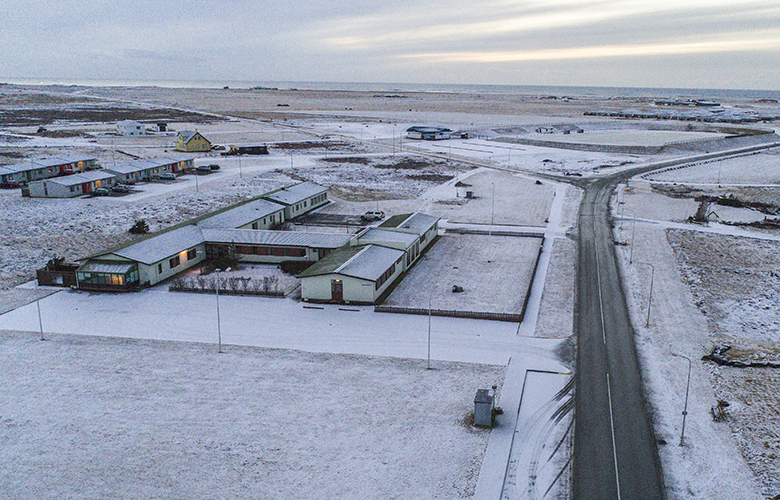 Flugafgreiðslufólk flytur á Garðvang