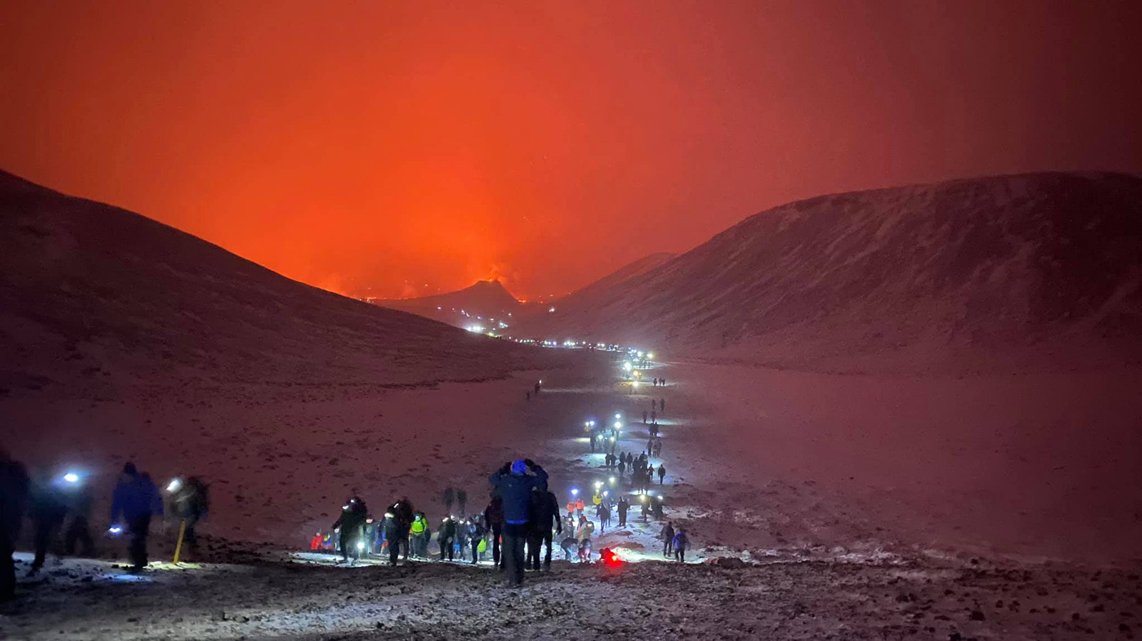 Gosrás getur myndast fyrirvaralaust á gönguleiðinni