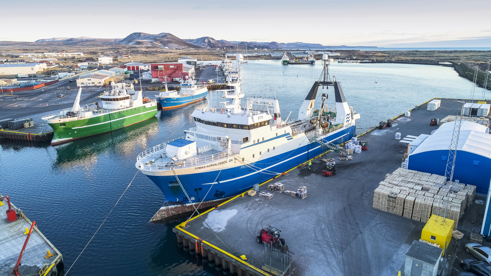 Mest landað af þorski í Grindavík