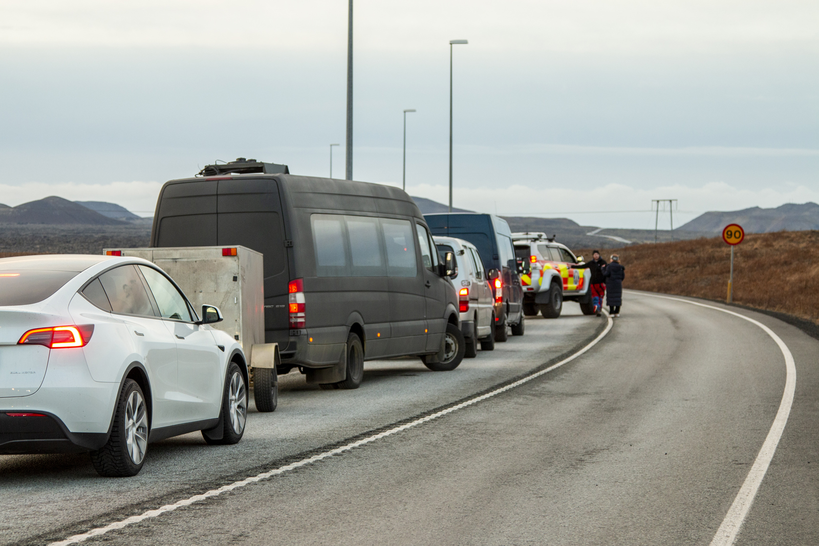 78 íbúar hafa fengið boð um að fara inn í Grindavík í dag