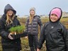 Nemendur Akurskóla gróðursettu 400 tré í afmælislundi Reykjanesbæjar