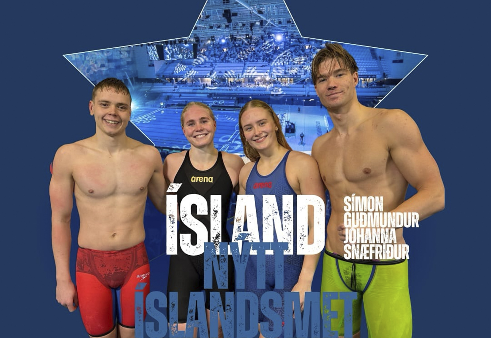 Guðmundur Leo og sveit Íslands með nýtt Íslandsmet á HM