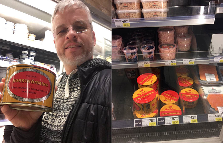 Fór pílagrímsferð á slóðir surströmming