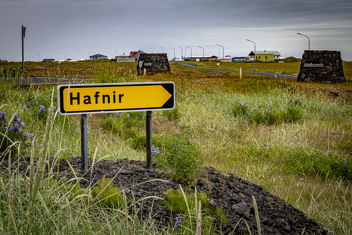 Vegagerðin sótti undirskriftirnar í Hafnir