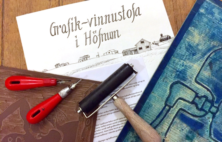 Grafík-vinnustofa í Höfnum