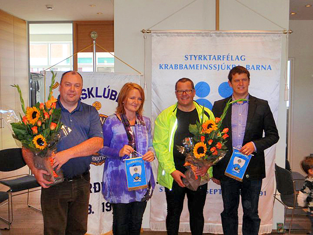 Vel tekið á móti Höllunum við lok ferðar