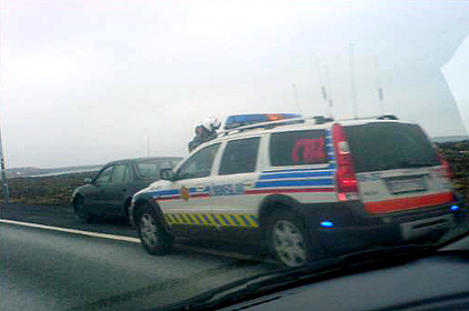 Handtaka á Reykjanesbraut