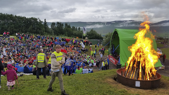 Heiðarbúar á Landsmóti skáta