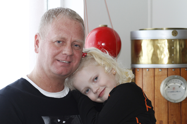 Með nýjan mótor og vatnsdælu
