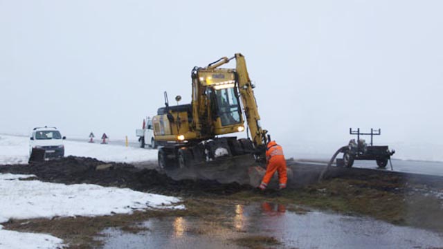 Lokað fyrir hitaveitu á Ásbrú og í Höfnum