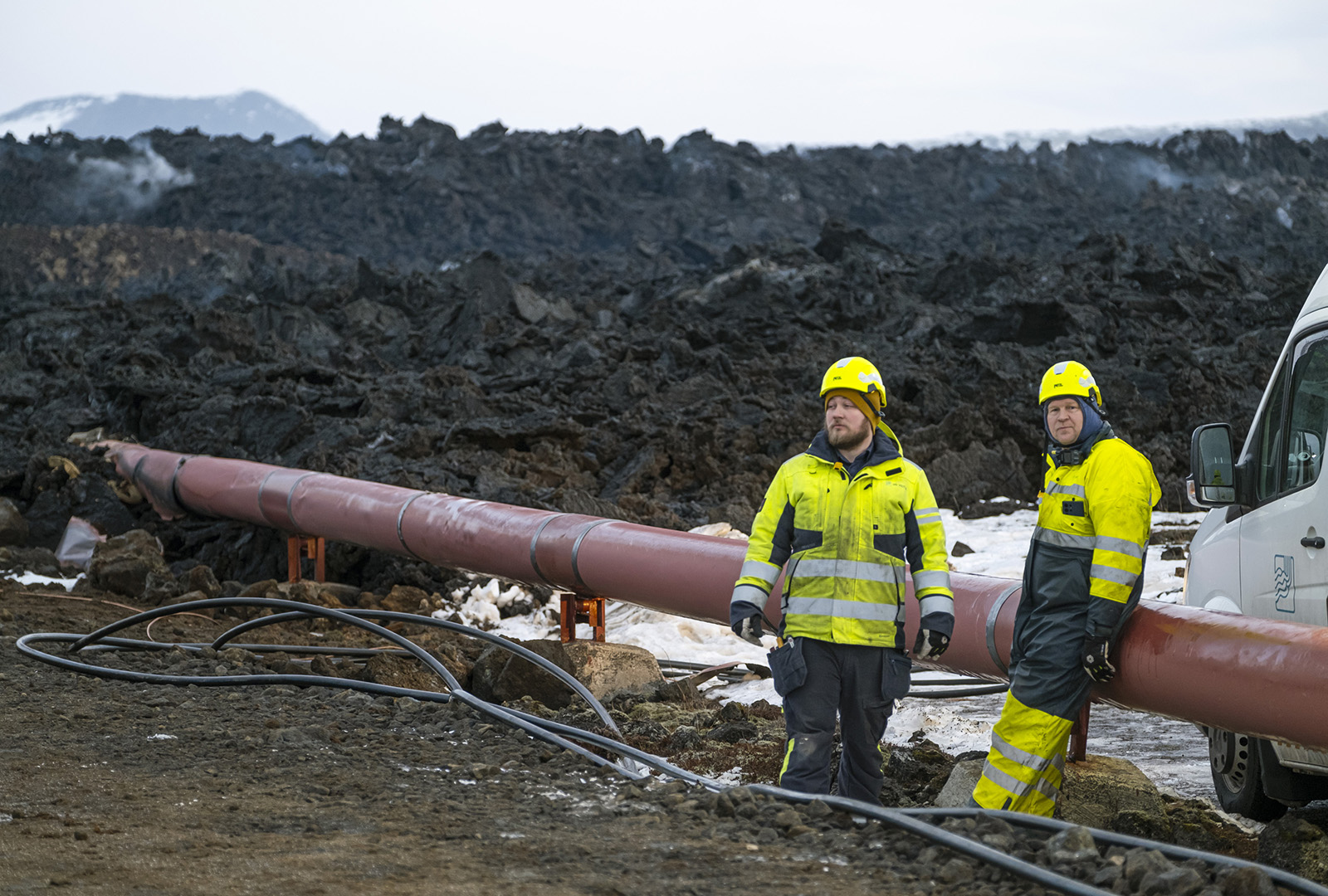 Lokað fyrir heitt vatn í Grindavík á meðan hjáveitulögn er tengd