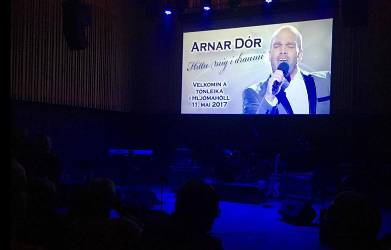 Arnar Dór í skýjunum með sína fyrstu tónleika