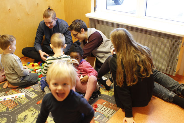 Líf og fjör á degi leikskólans