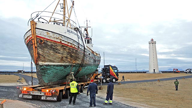 Hólmsteinn í heimahaga - síðasti túrinn var bíltúr