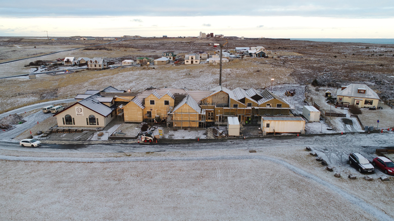 Myndarlegt hótel rís á Berginu