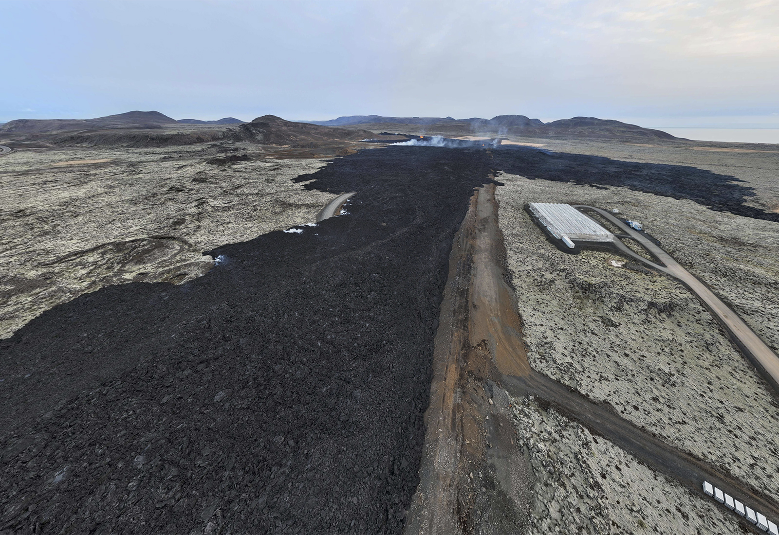Sjáðu nýja hraunið í 360 gráðu mynd
