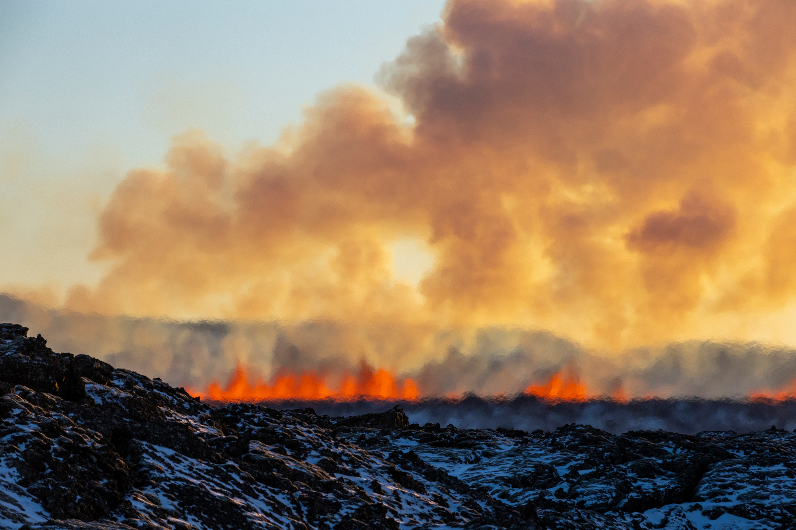 Vörður lánar viðskiptavinum sínum hitablásara