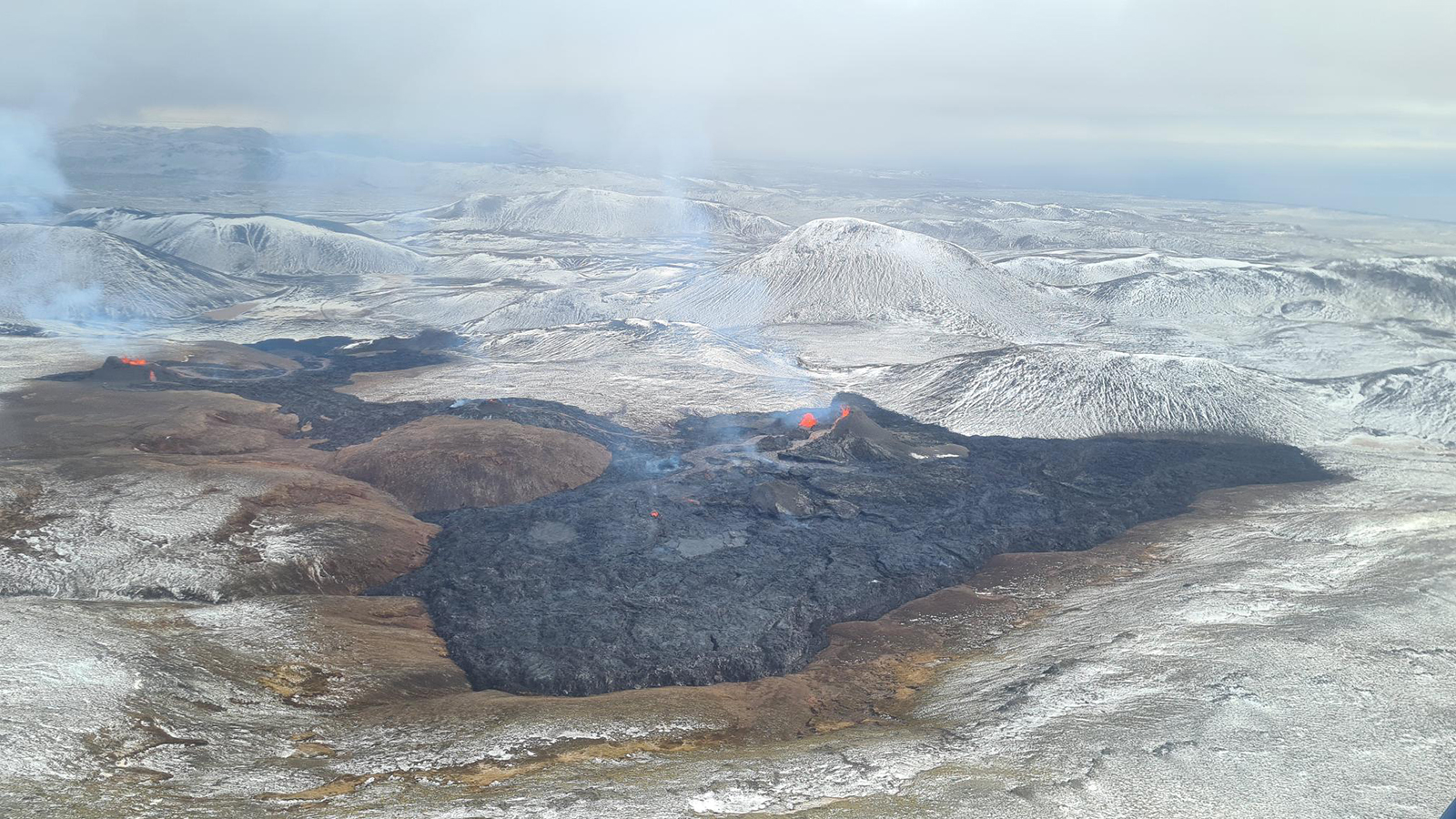 Hraunbreiðurnar sem ein heild