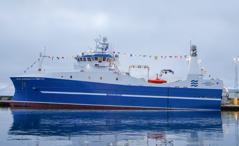 Hulda Björnsdóttir GK aflahæsti togarinn - aðeins beitt í Sandgerði