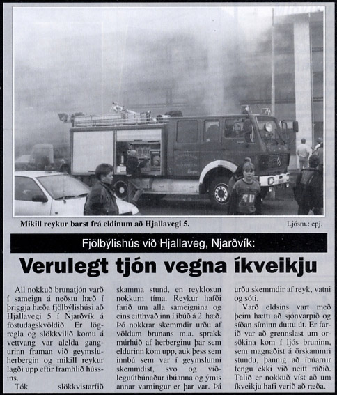 VF í 30 ár: Íkveikja á Hjallavegi og Örvar er efnilegastur