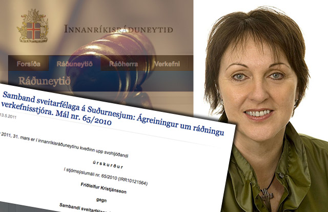 Ráðning Bjarkar Guðjónsdóttur í starf verkefnastjóra var ólögmæt