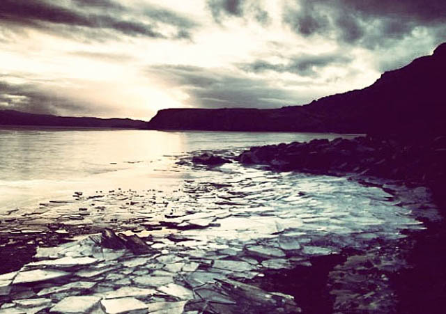 Eldur og ís á Instagram