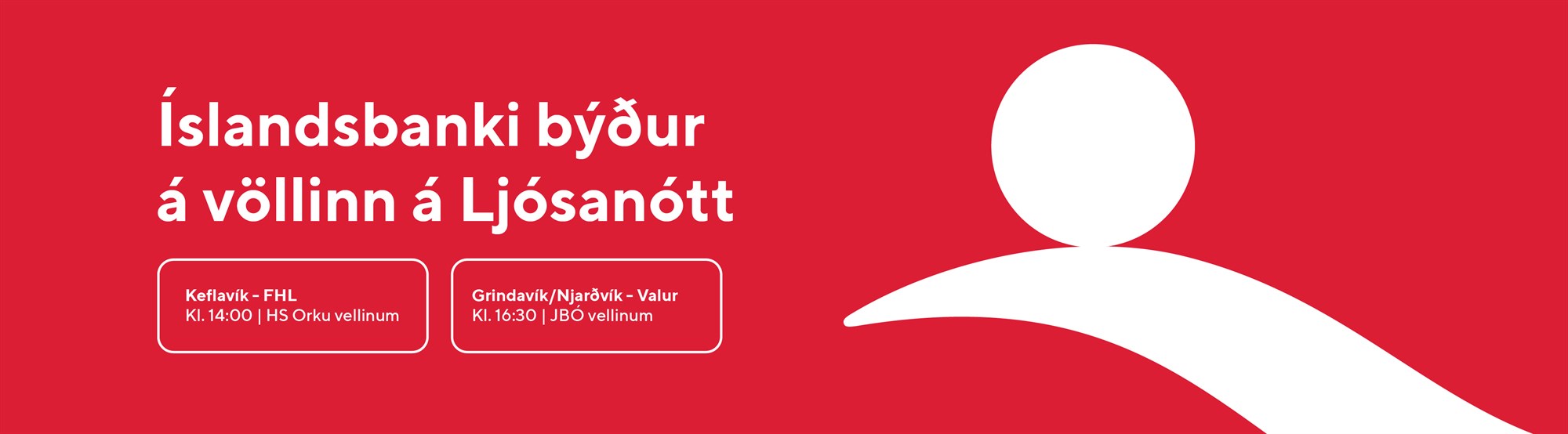 Íslandsbanki ljósanótt