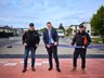 Íslandshús setur niður fyrstu forsteyptu hraðahindrunina í Reykjanesbæ