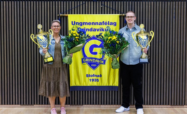 Íþróttafólk Grindavíkur 2024 og meistaraflokkarnir snúa heim