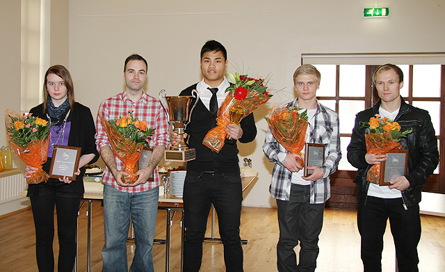 Pétur Þór Jaidee íþróttamaður Sandgerðisbæjar 2011