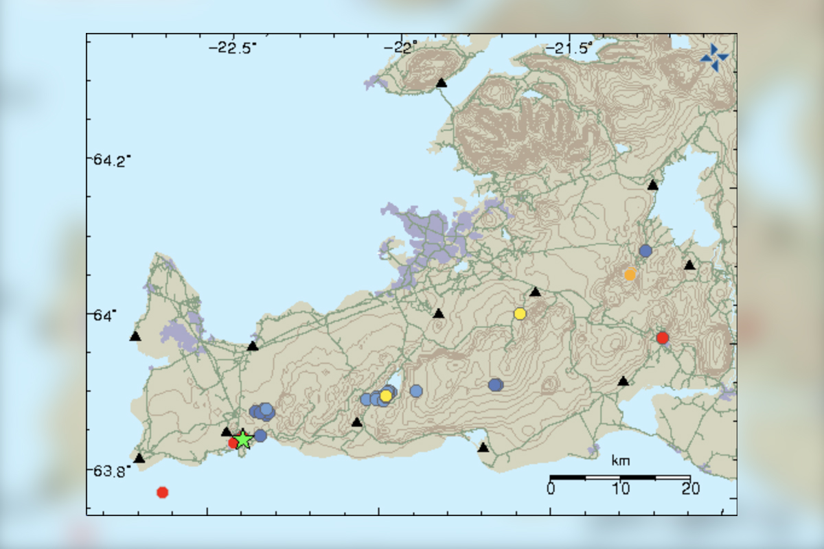 Jarðskjálftar við Grindavík