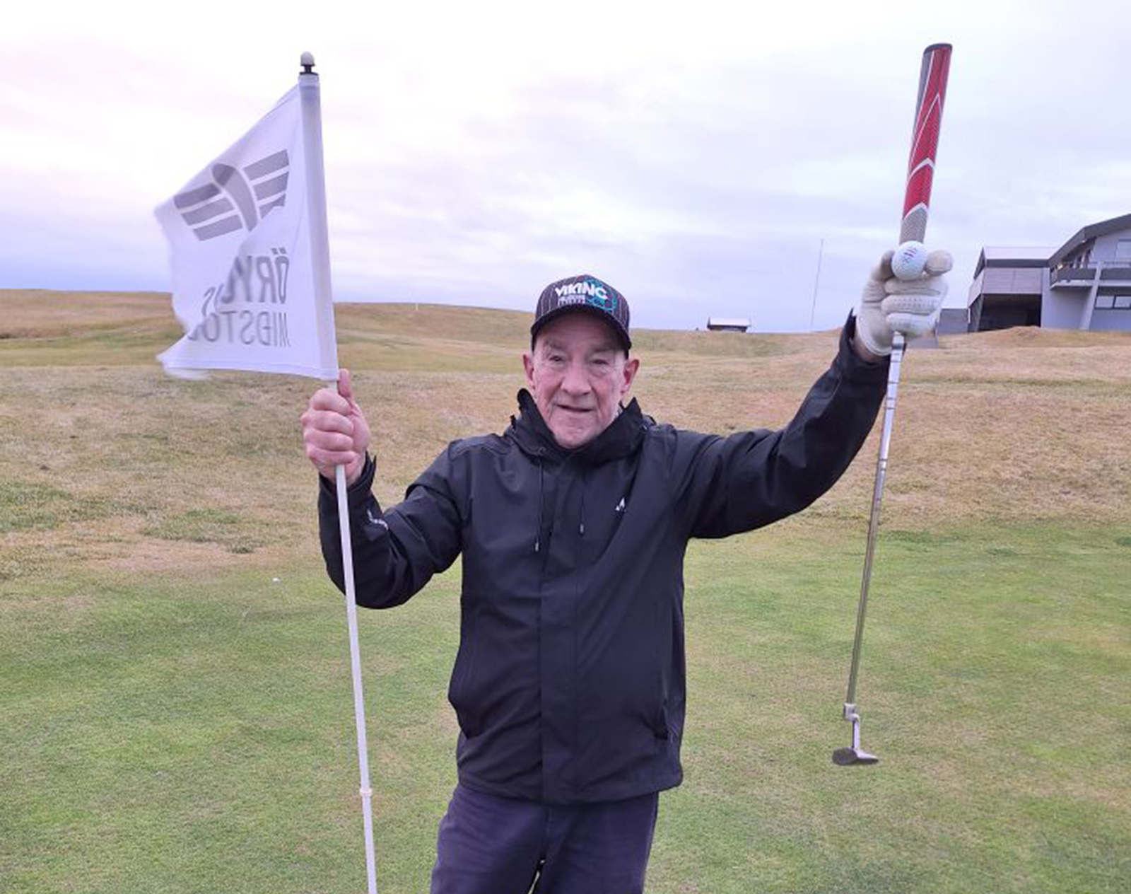 Jóhann með draumahögg í Leirunni í nóvember