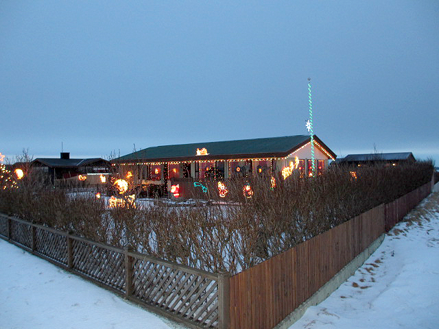 10. bekkingar völdu jólahúsið í Garði 2013