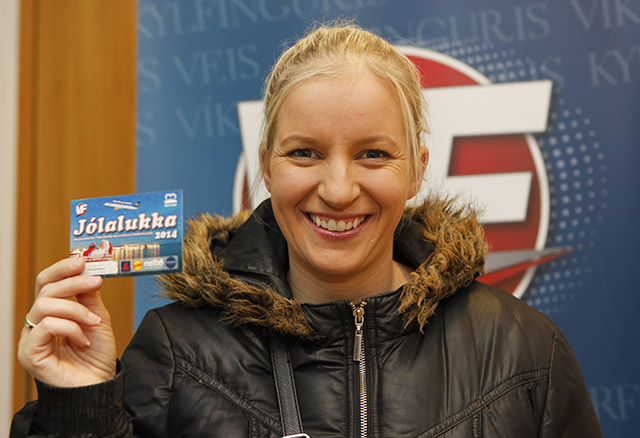 Laufey fékk Icelandair ferðavinning