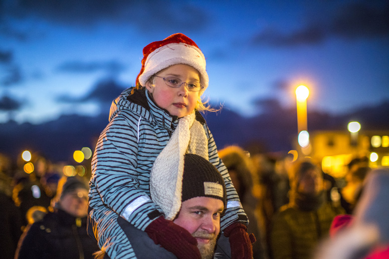 Tvö jólatré í Suðurnesjabæ