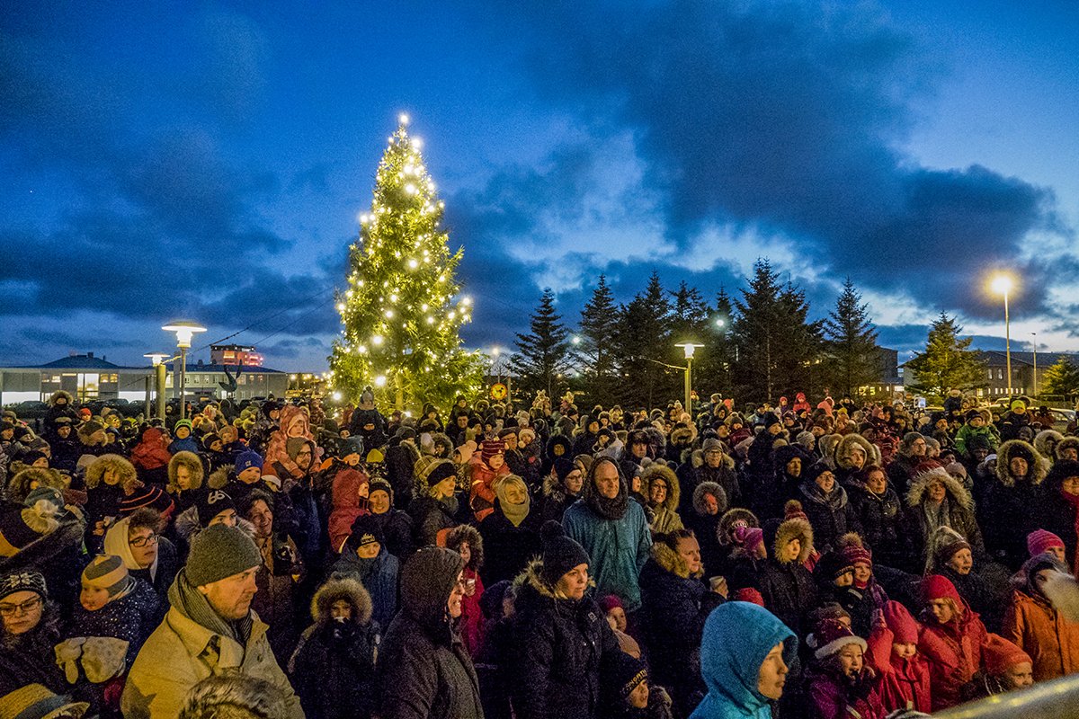 Kristiansand sendir jólatré í síðasta sinn