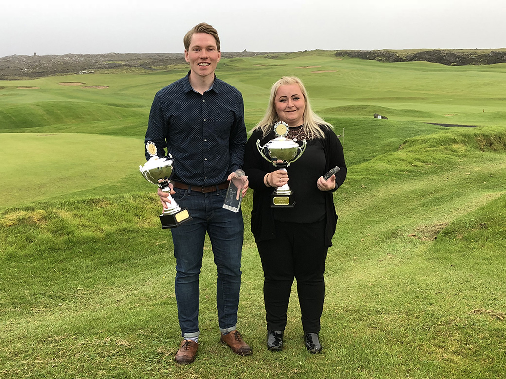 Jón Júlíus og Svanhvít klúbbmeistarar Golfklúbbs Grindavíkur