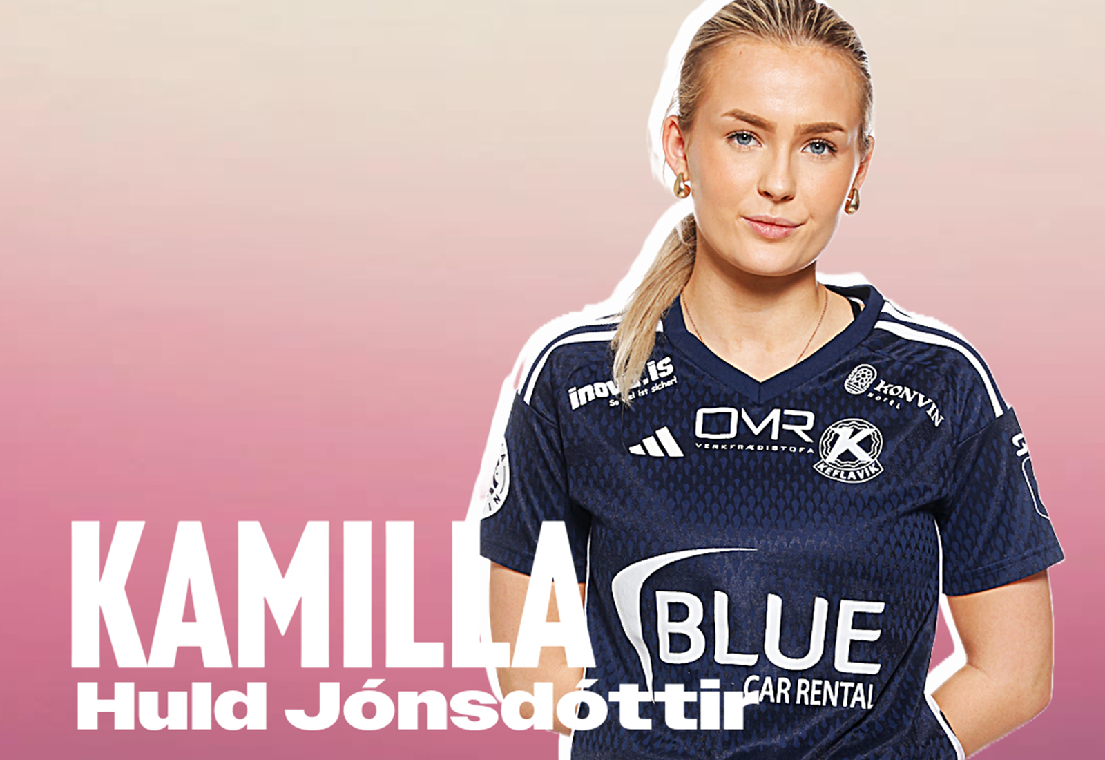 Kamilla Huld skoraði sigurmarkið á lokamínútum