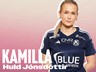 Kamilla Huld skoraði sigurmarkið á lokamínútum