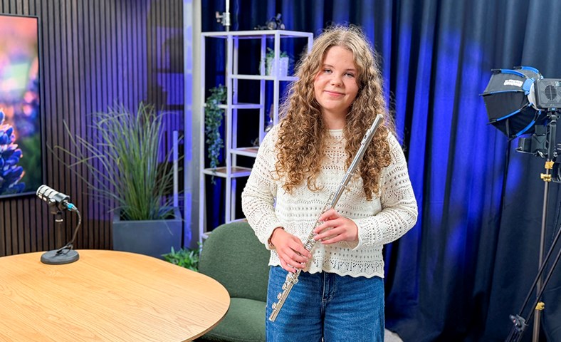Karen Jóna stefnir á meistaratakta í þverflautuleik