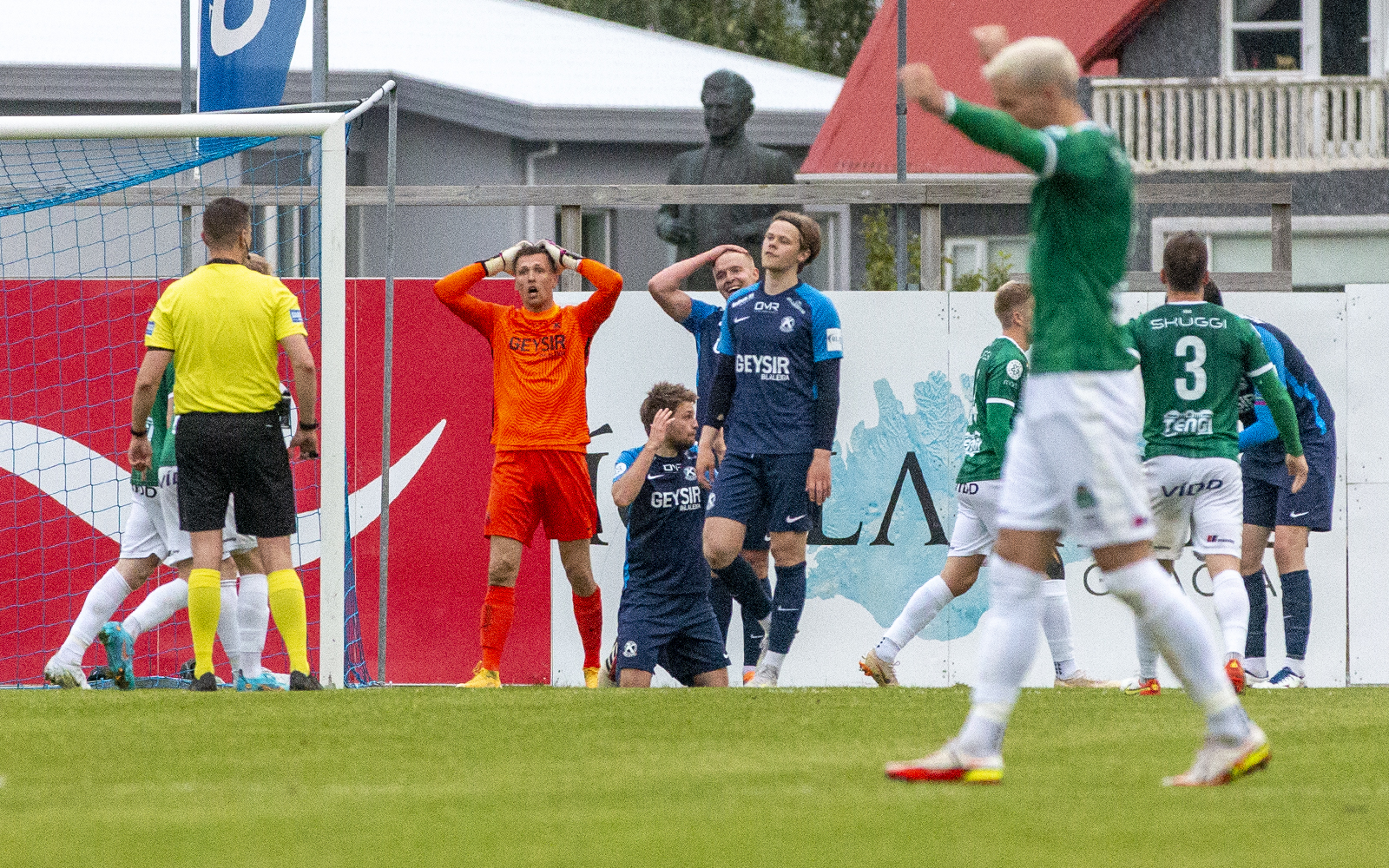 Keflavík tapaði á vafasömum vítaspyrnudómi