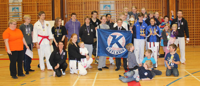 Keflavík varði bikarmeistaratitilinn í Taekvondo