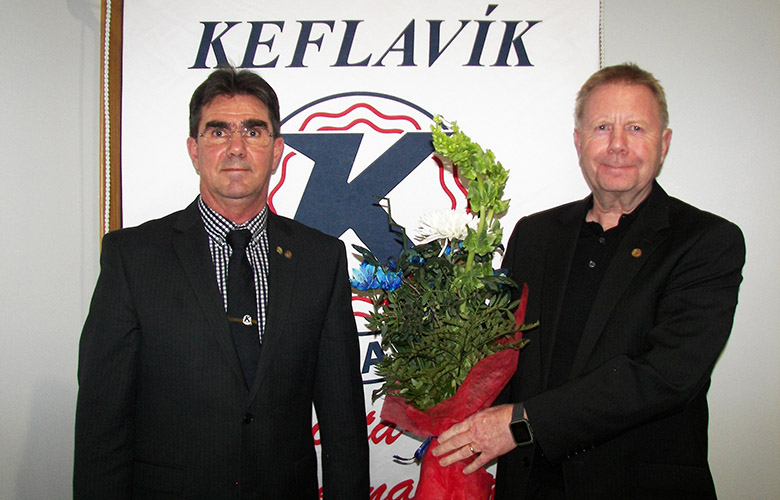 Skúli fékk gull-heiðursmerki Keflavíkur