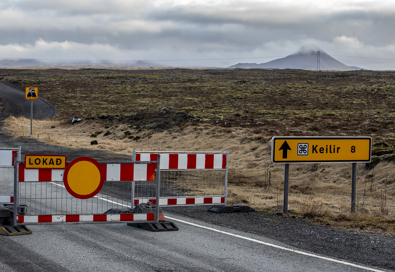 Almannavarnir: Ekki ráðlagt að vera á ferðinni í nágrenni Keilis