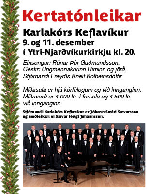 Karlakór Kef kertatónleikar