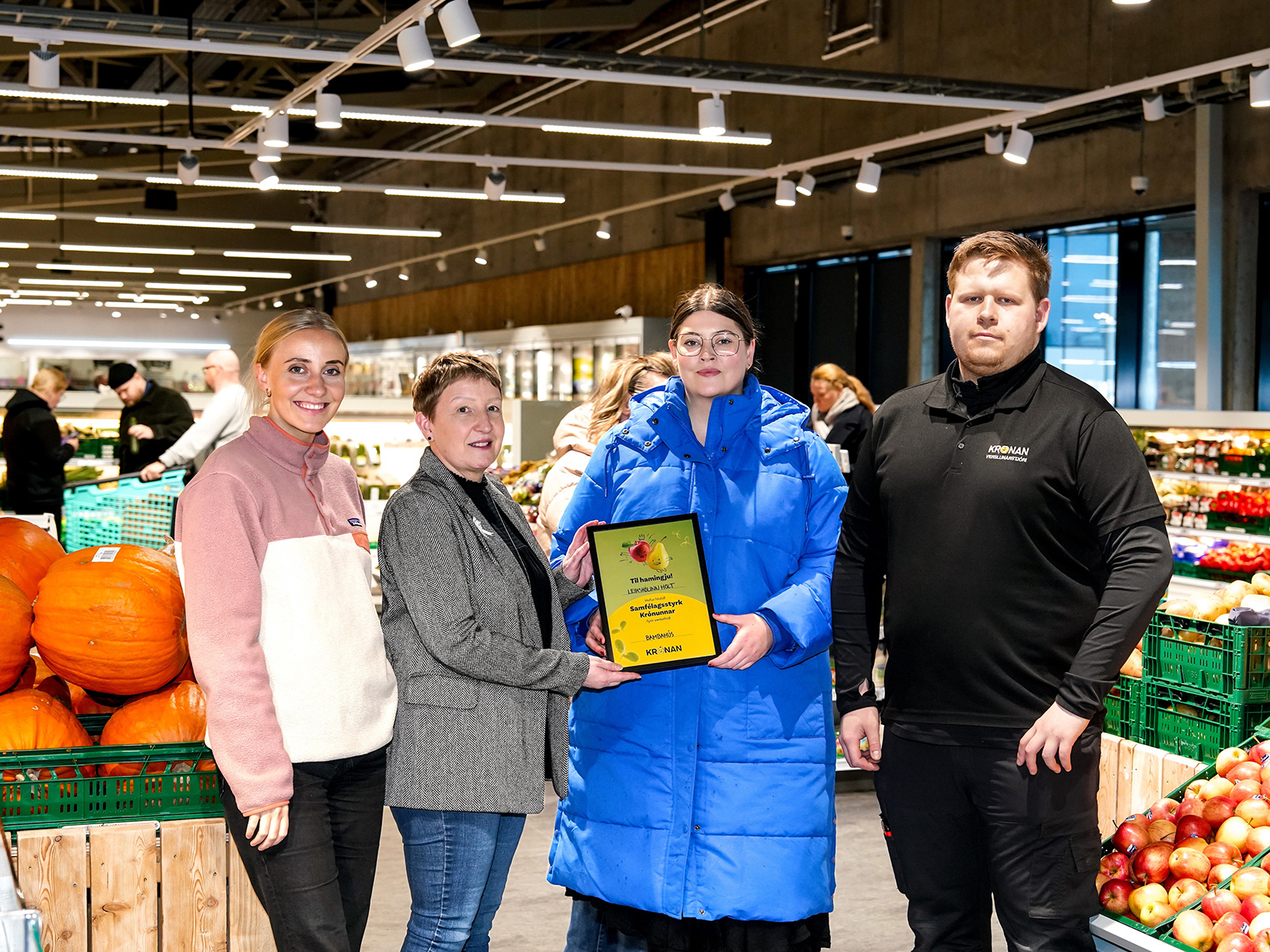 Leikskólinn Holt í Njarðvík hlýtur samfélagsstyrk Krónunnar 